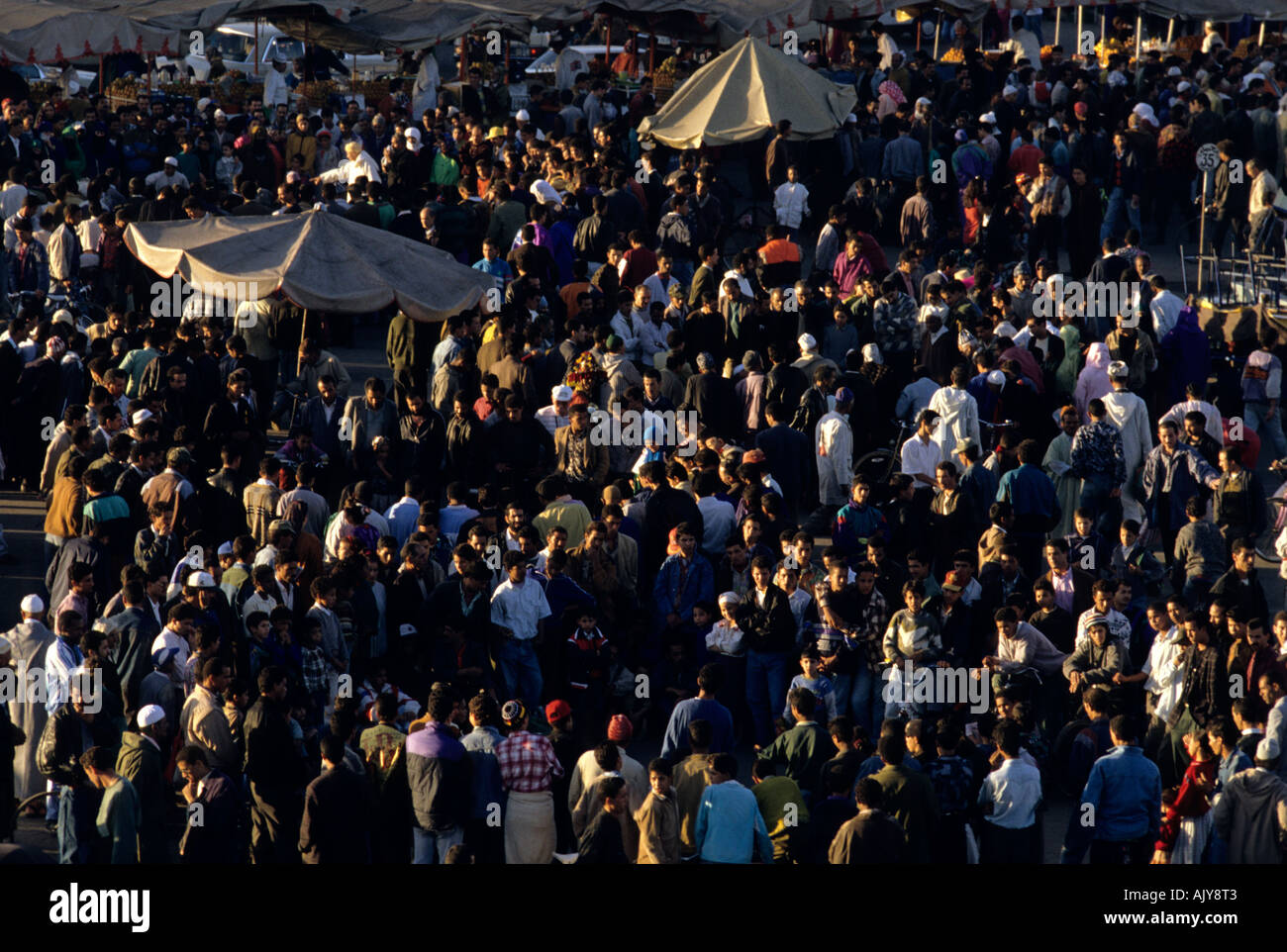 Morocco Marrakech Famous Square Jemaa el Fna Stock Photo - Alamy