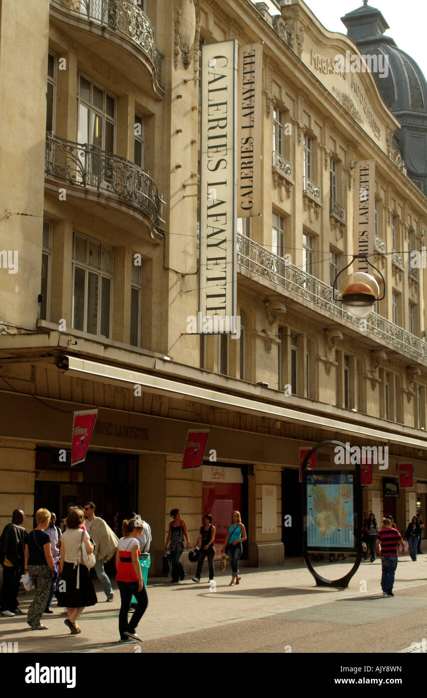 Galeries Lafayette Department Store in Reims France Stock Photo - Alamy
