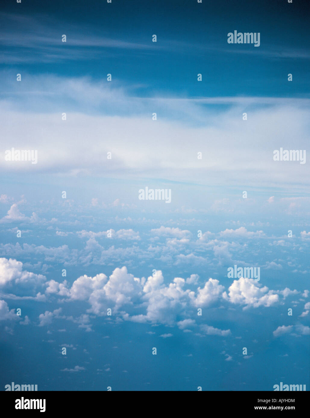 Blue ocean clouds in clear hi-res stock photography and images - Alamy