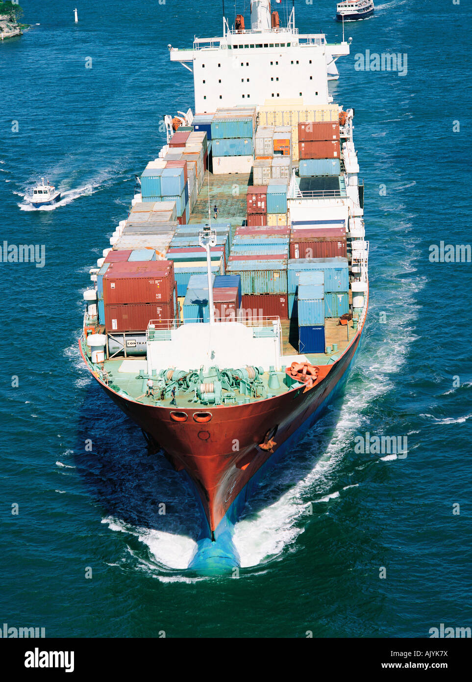 Shipping. Container ship. Sydney. NSW. Australia Stock Photo Alamy