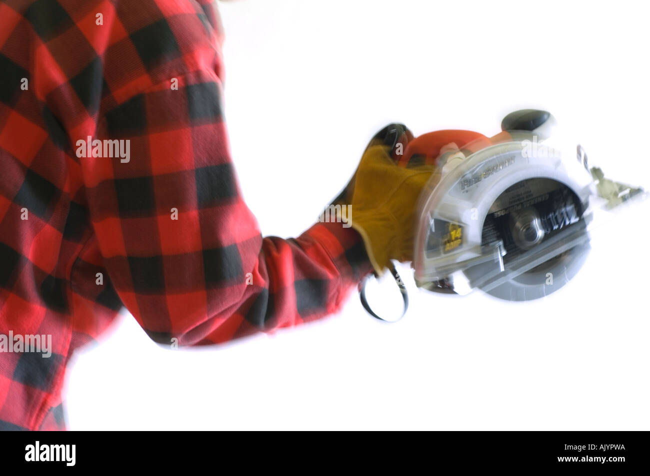 working man construction tools Stock Photo