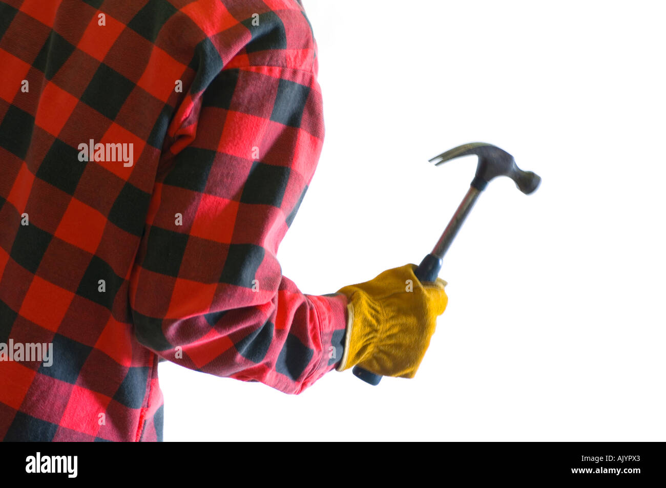 working man construction tools Stock Photo