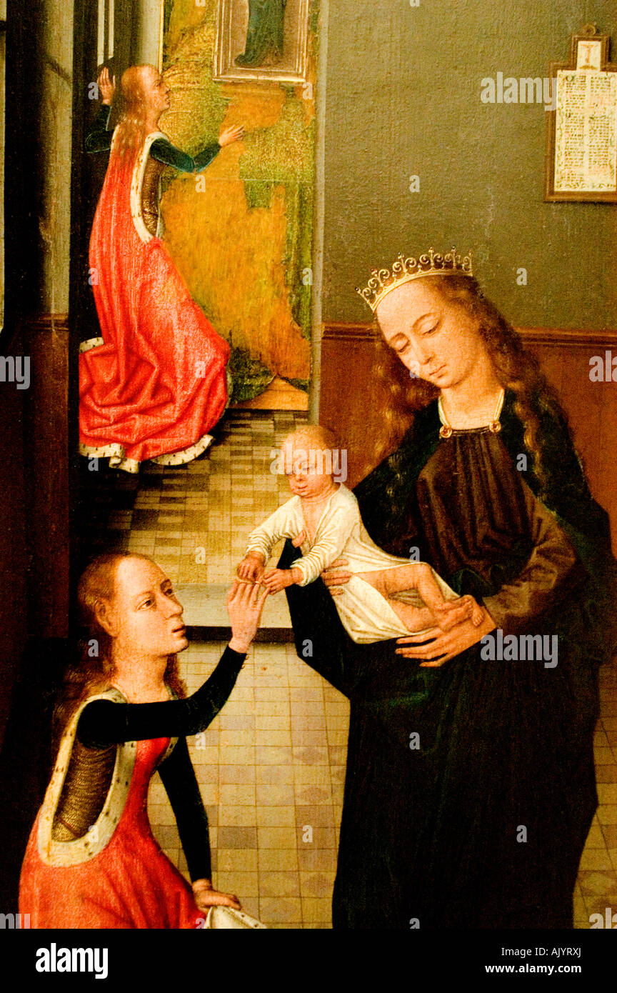 Master of the Saint Catherine Legend 1475 1500 Brussels scenes Middle ...