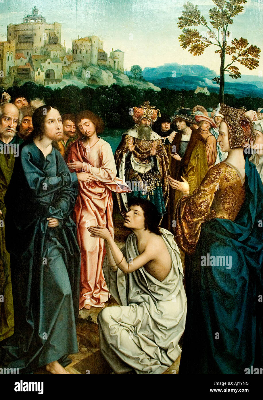 Master Jan van Dornicke 1518 triptych abbey of Dielegem