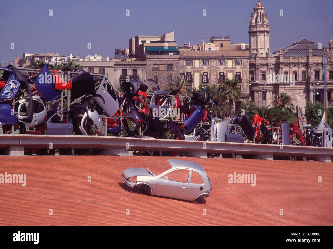 Ford Ka Barcelona Stock Photo