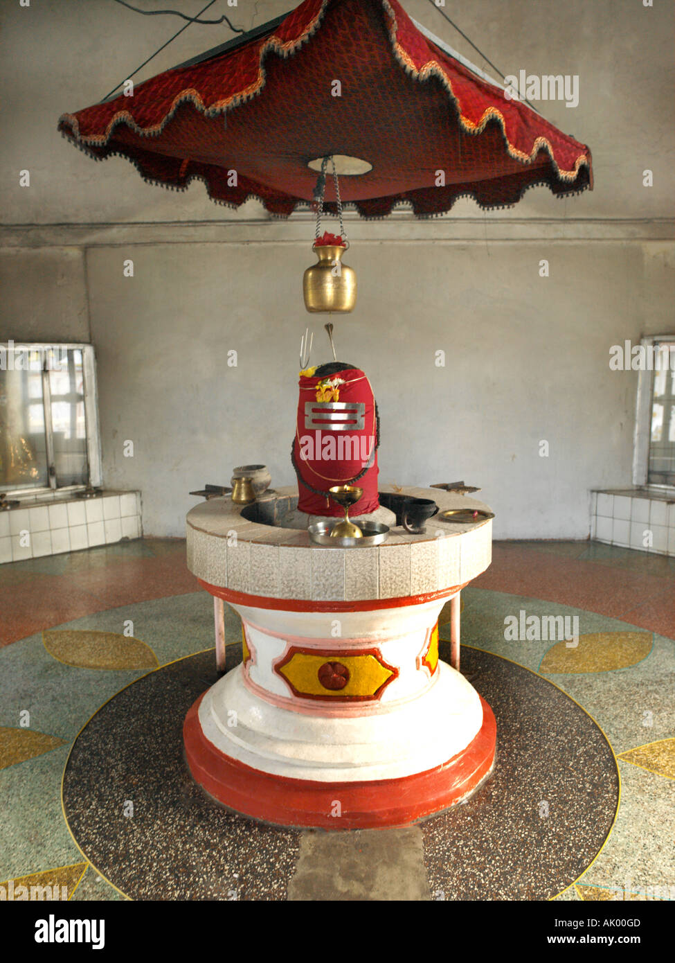 Triolet Mauritius Maheswarnath Temple Shiva Lingum Stock Photo