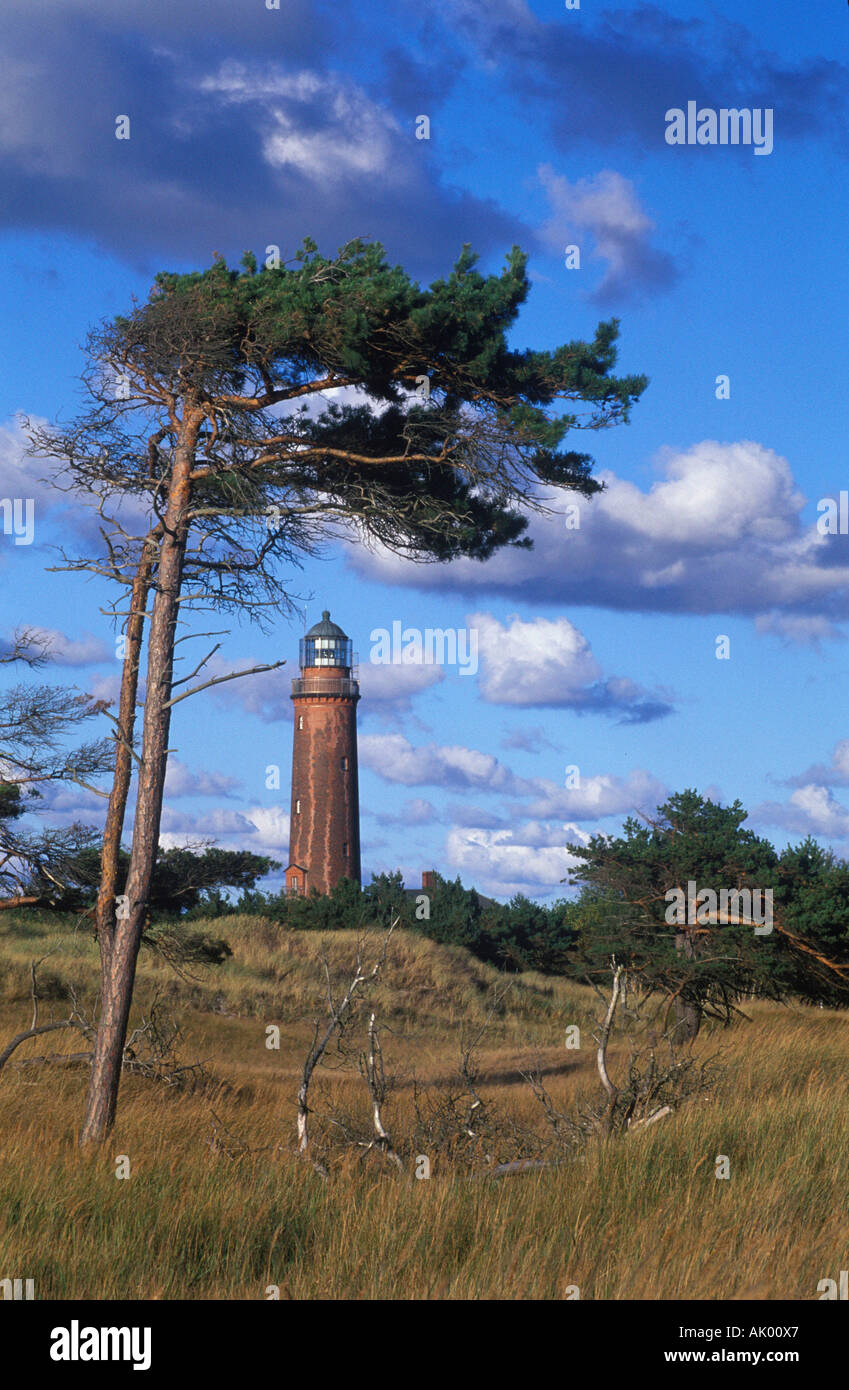 Lighthouse / Darsser Ort Stock Photo