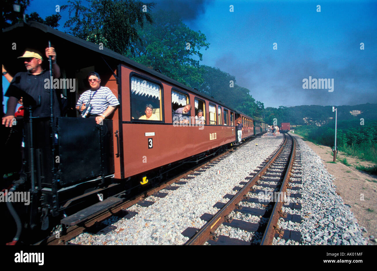 Steam engine / Dampflokomotive Rasender Roland Stock Photo