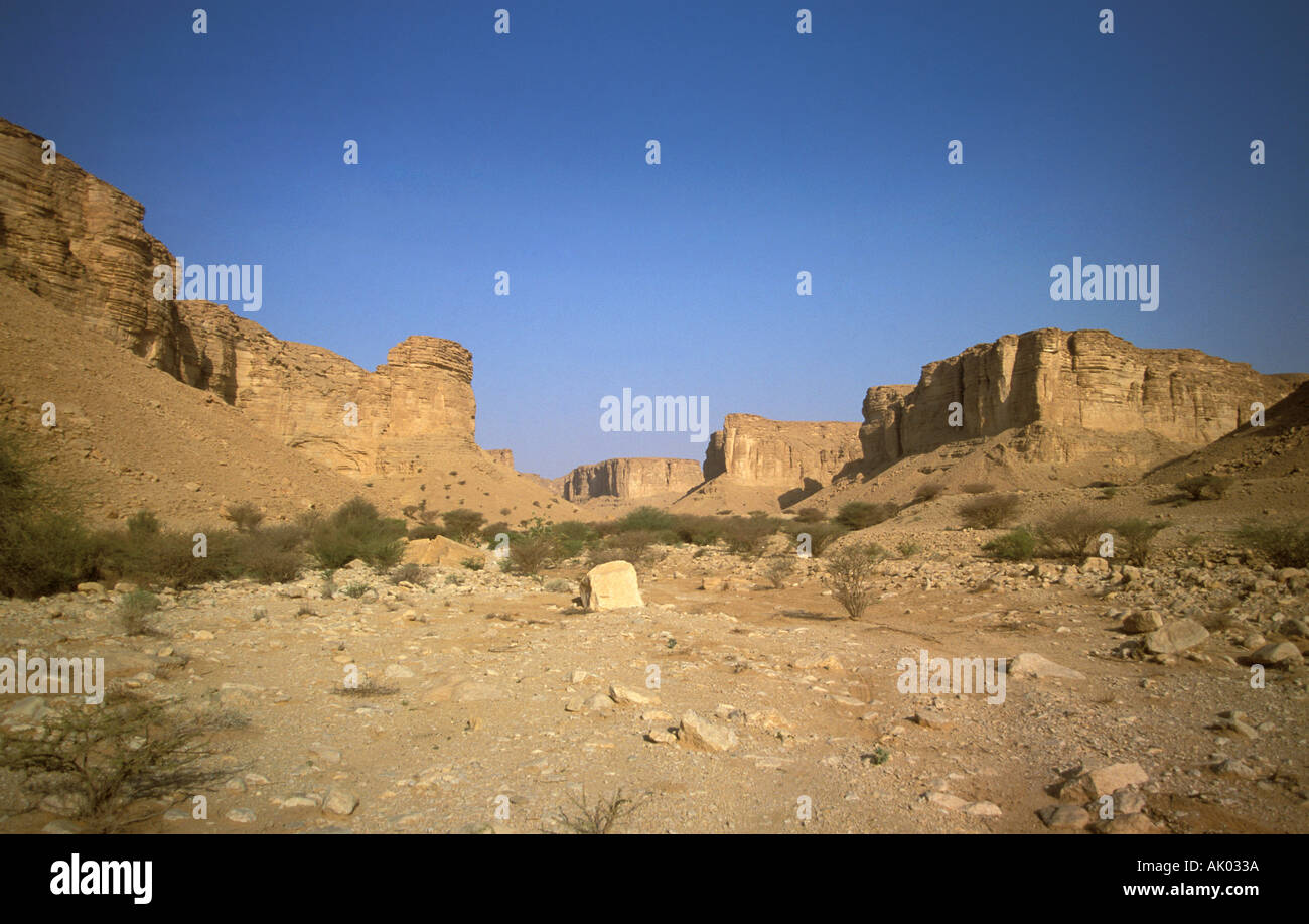 Wadi Saudi Arabia Stock Photo