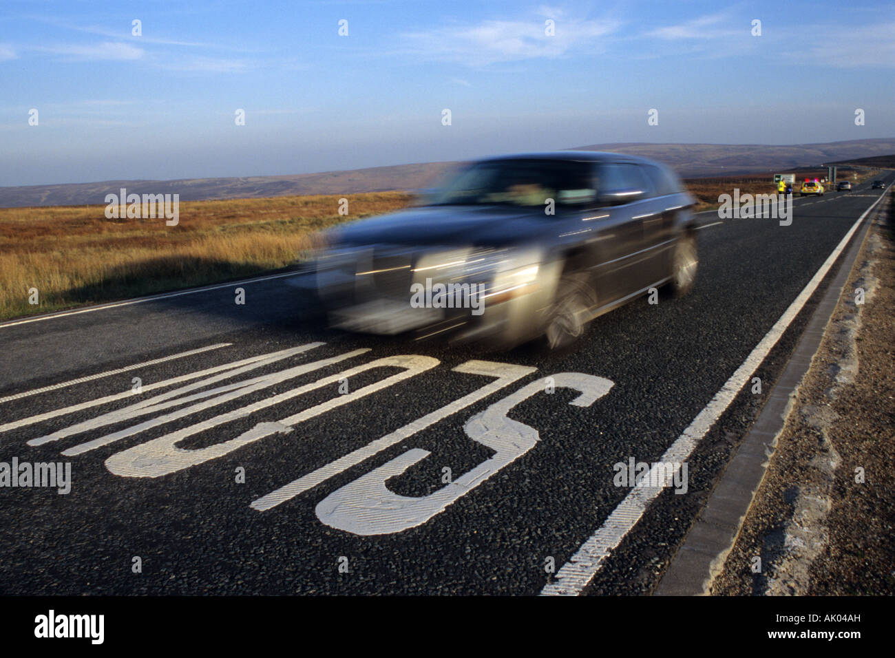 Car On The Busy A54 Stock Photo