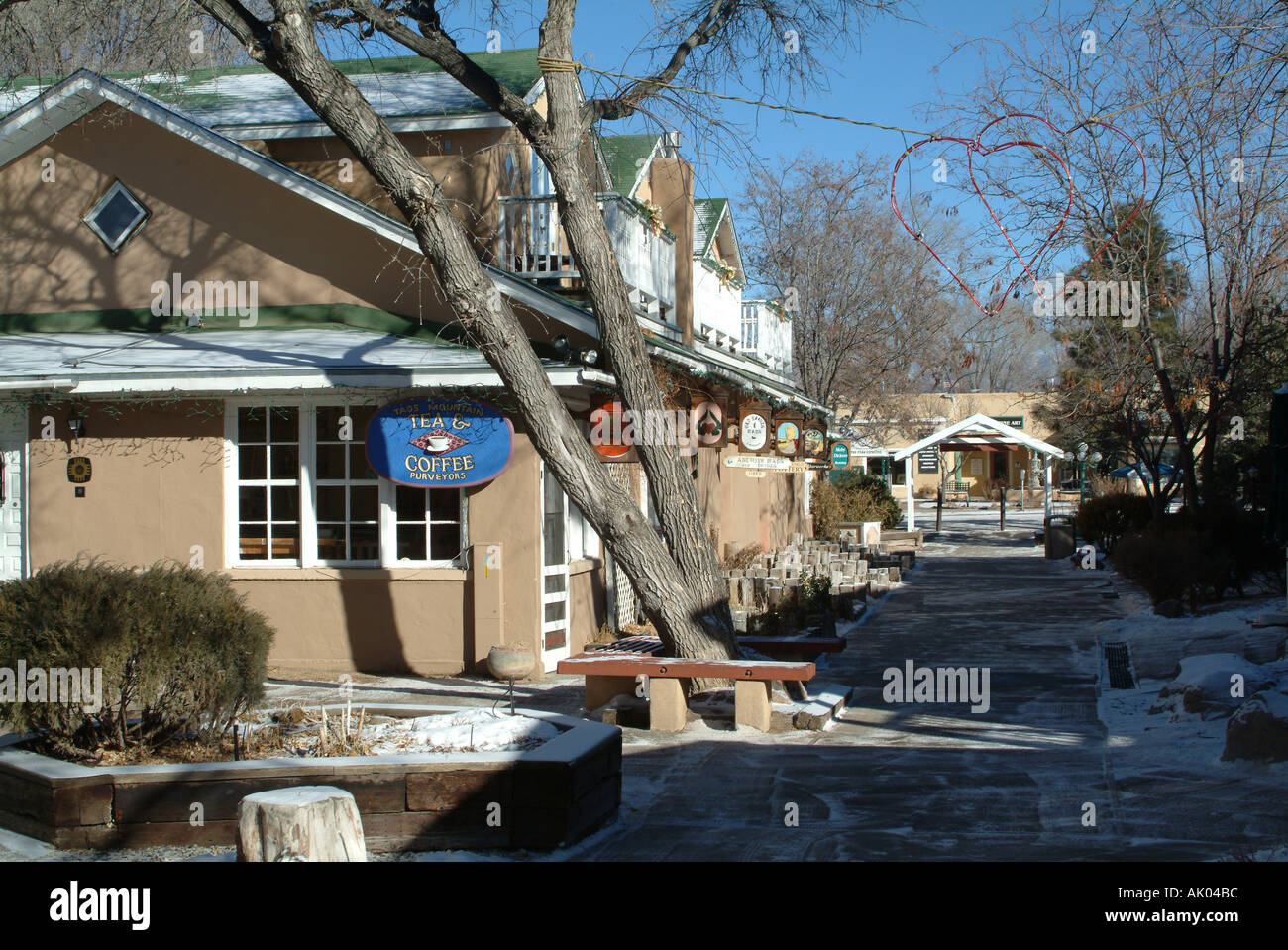 John Dunn House Shops off Bent Street Taos New Mexico United States America USA Stock Photo