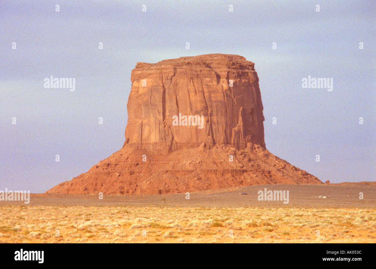 Table mountain so called mesa in Monument Valley USA Stock Photo