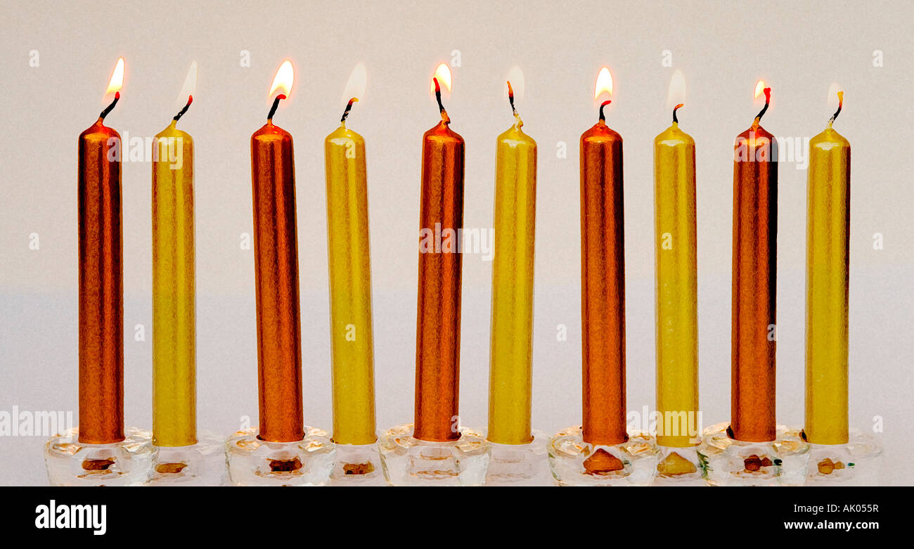 Illustration of candles Stock Photo