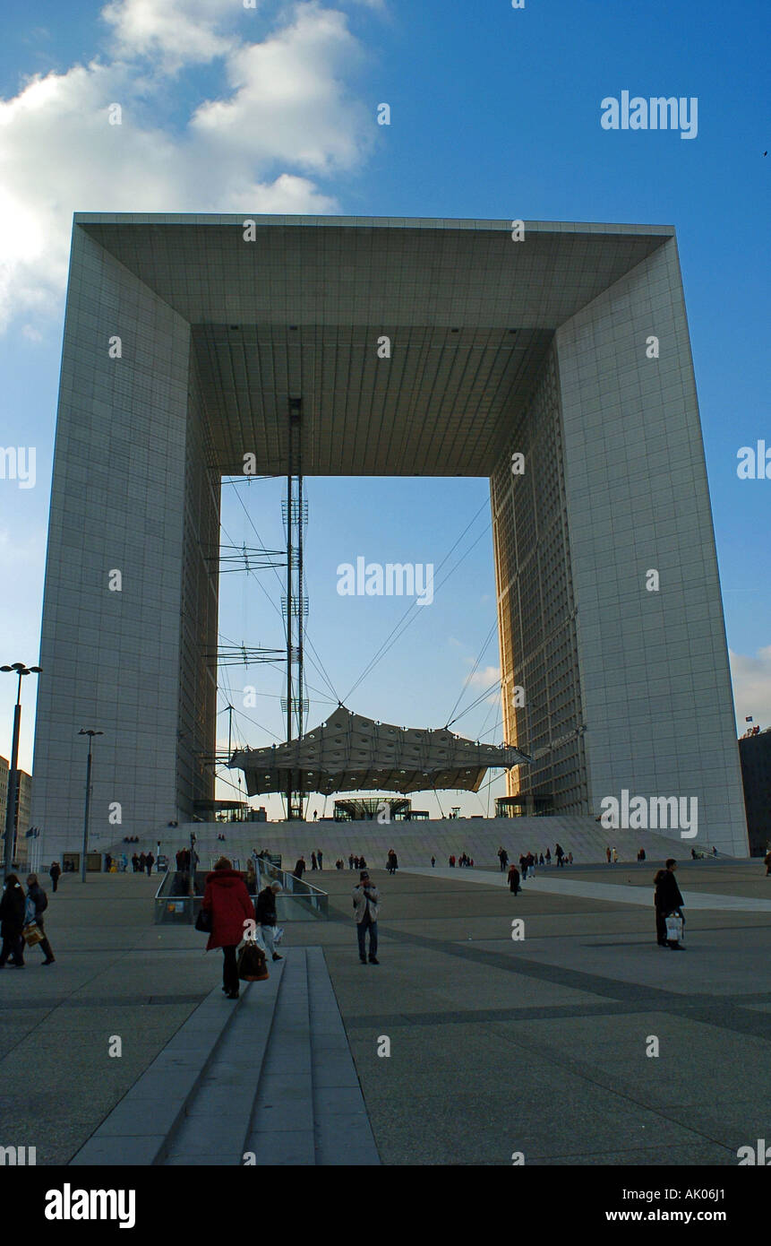 The Great Arch in La Défense Stock Photo - Alamy