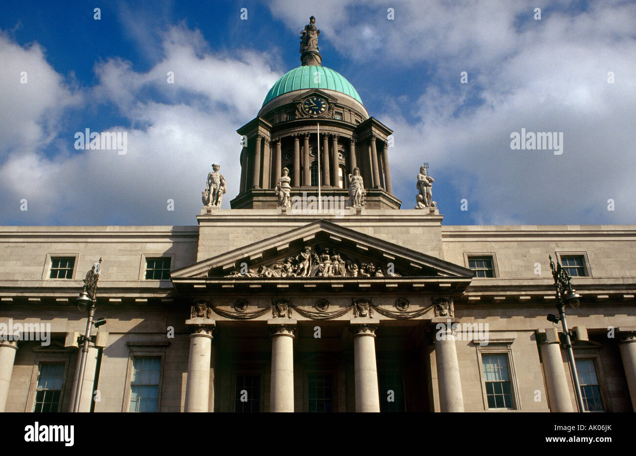 Custom House Dublin Eire Stock Photo