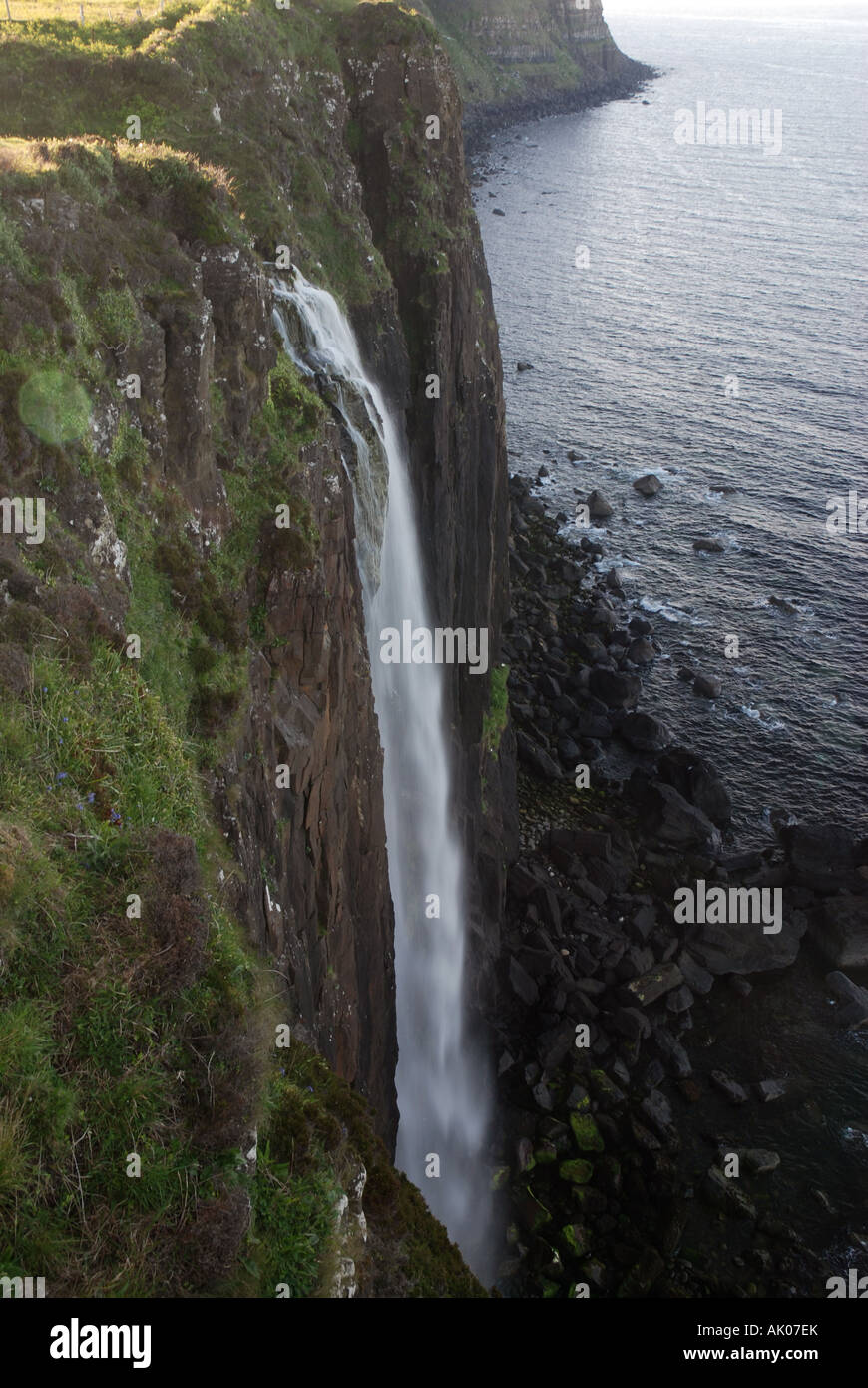 Kilt Rock Waterfall Island of Skye Inner Hebrides Scotland Stock Photo ...
