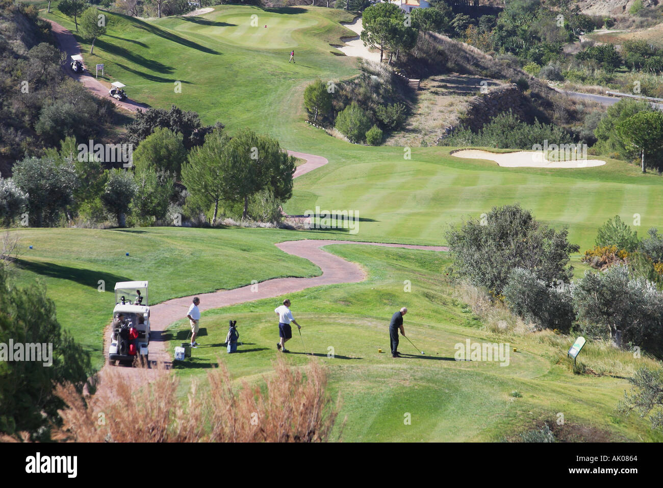 Alhaurin el Grande Malaga Province Spain Alhaurin Golf and Country Club Stock Photo