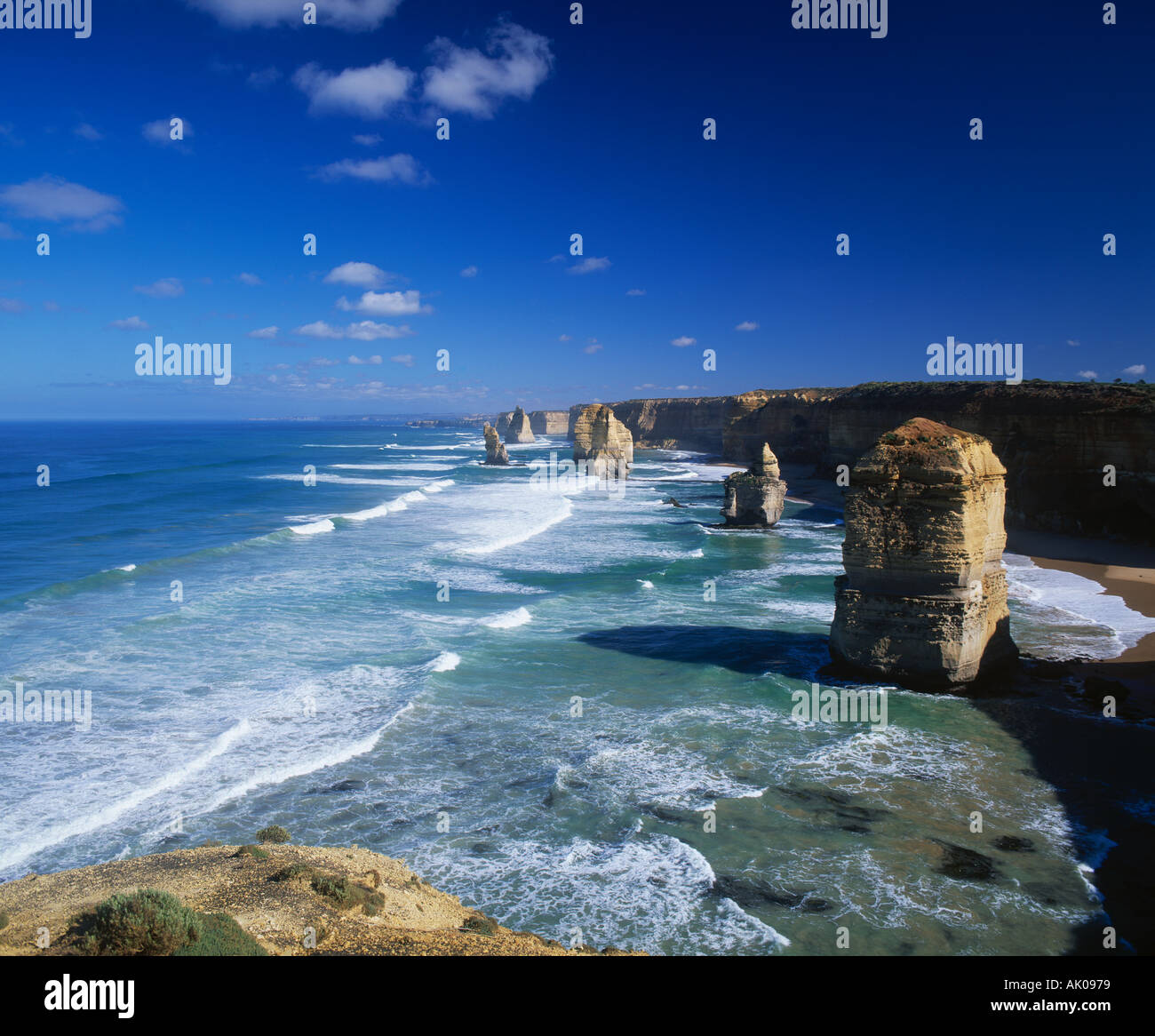 map of great ocean road victoria