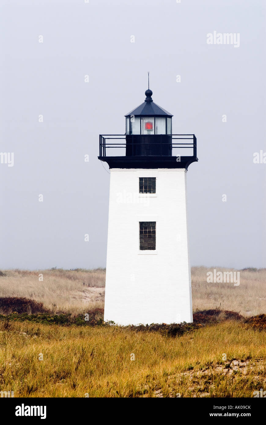 Wood End Lighthouse Long Point Provincetown Cape Cod MA Massachusetts Stock Photo