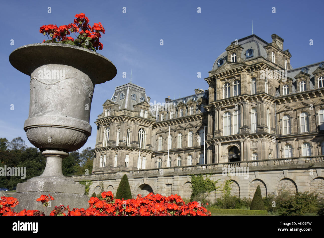 UK England County Durham,Barnard Castle,The Bowes Museum,1869 French style chateau,European art collection,UK071005017 Stock Photo