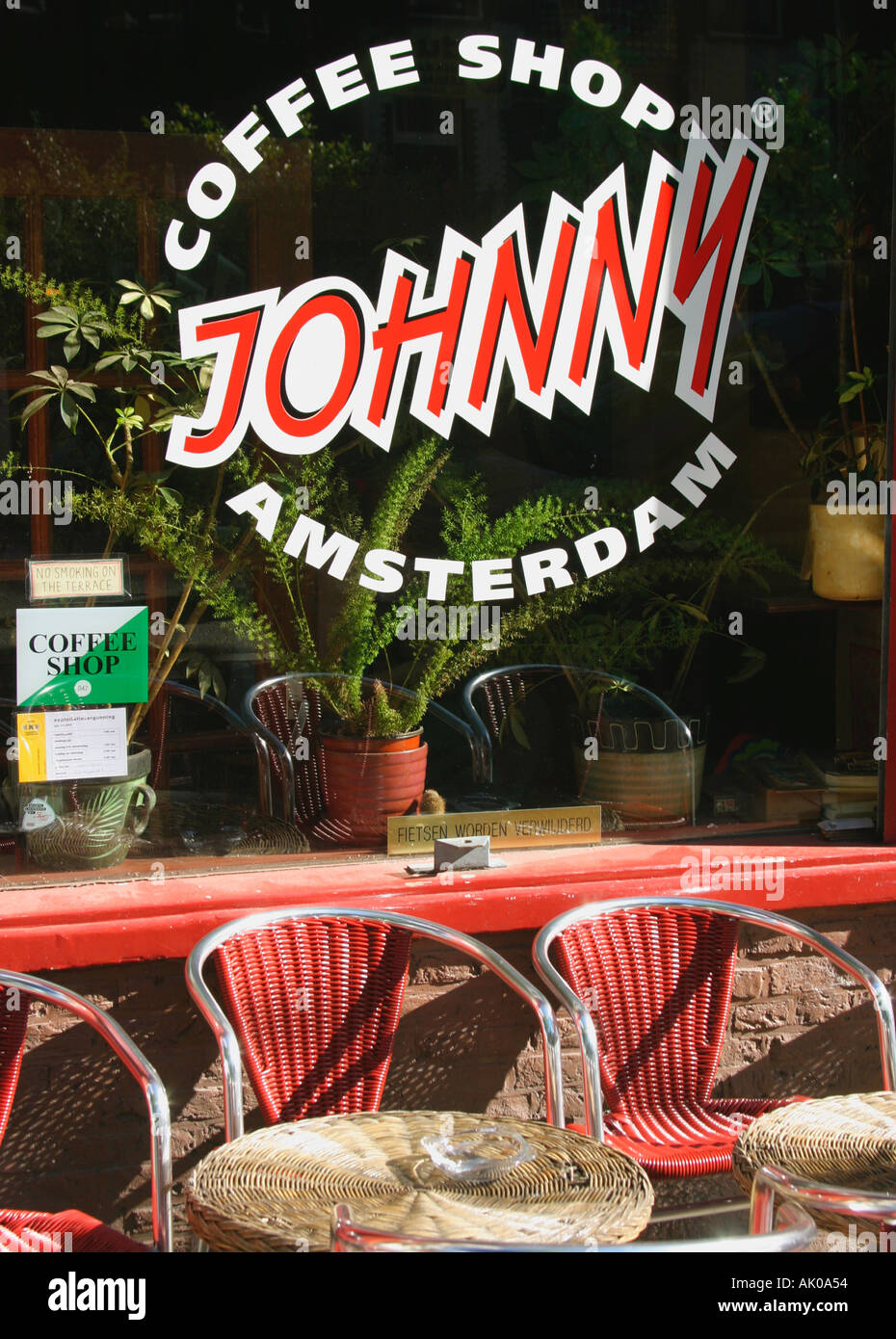 Amsterdam Holland Coffee shop Stock Photo Alamy