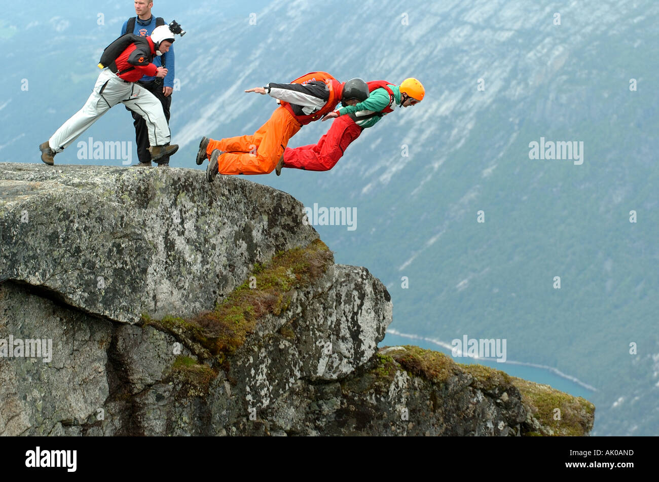 Base jump norway hi-res stock photography and images - Alamy