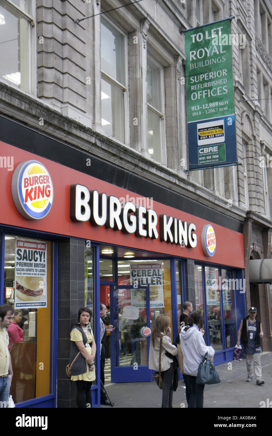 Burger King Manchester Stock Photos & Burger King Manchester Stock ...