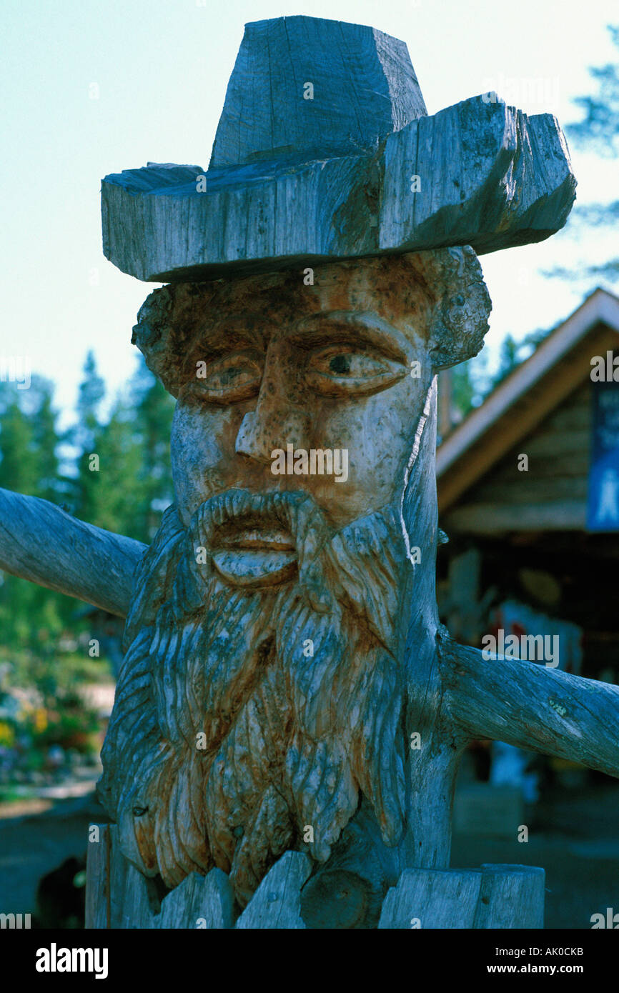 Wood carving / Holzfigur Stock Photo