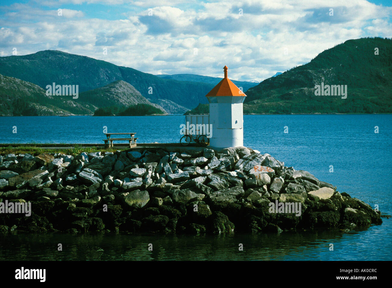 Lighthouse / Hemnesberget / Leuchtturm Stock Photo Alamy