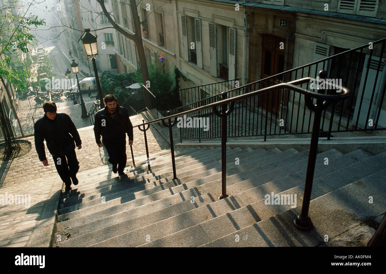 Staircase / Paris / Treppe Stock Photo