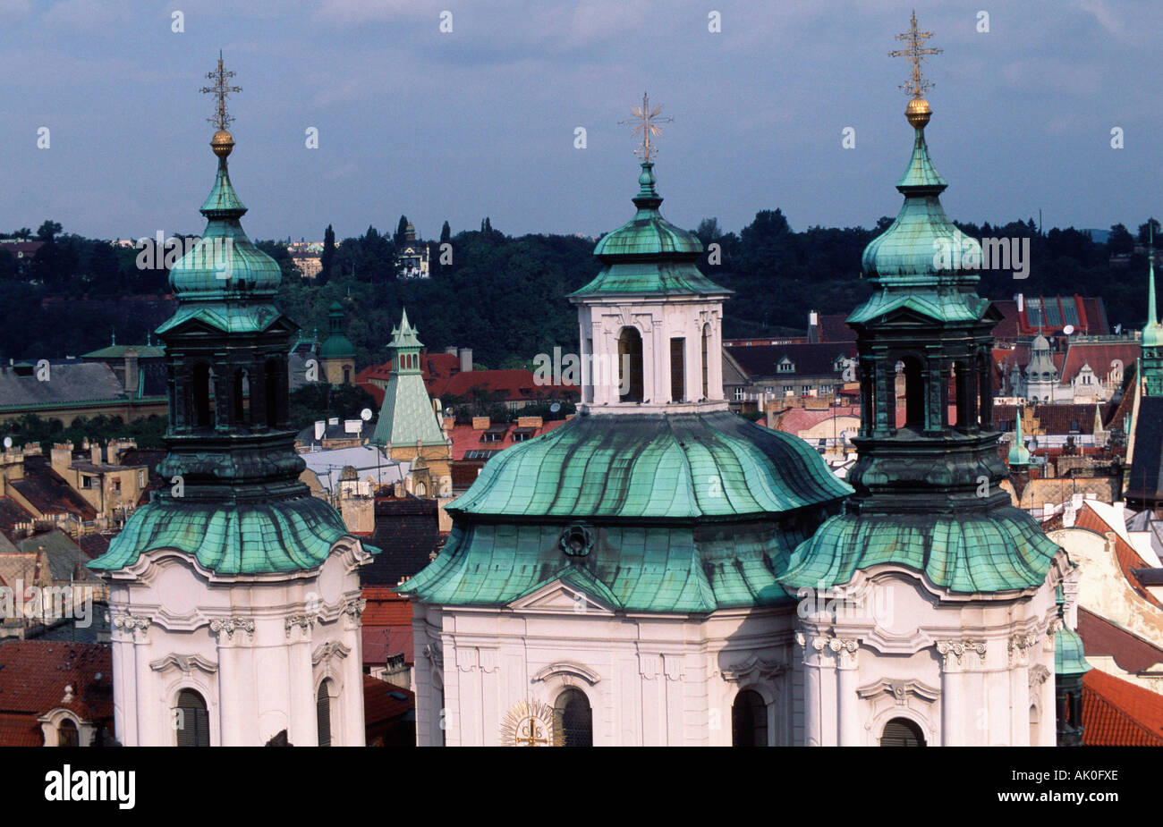 Church / St. Niklas / Prag / Kirche Stock Photo Alamy