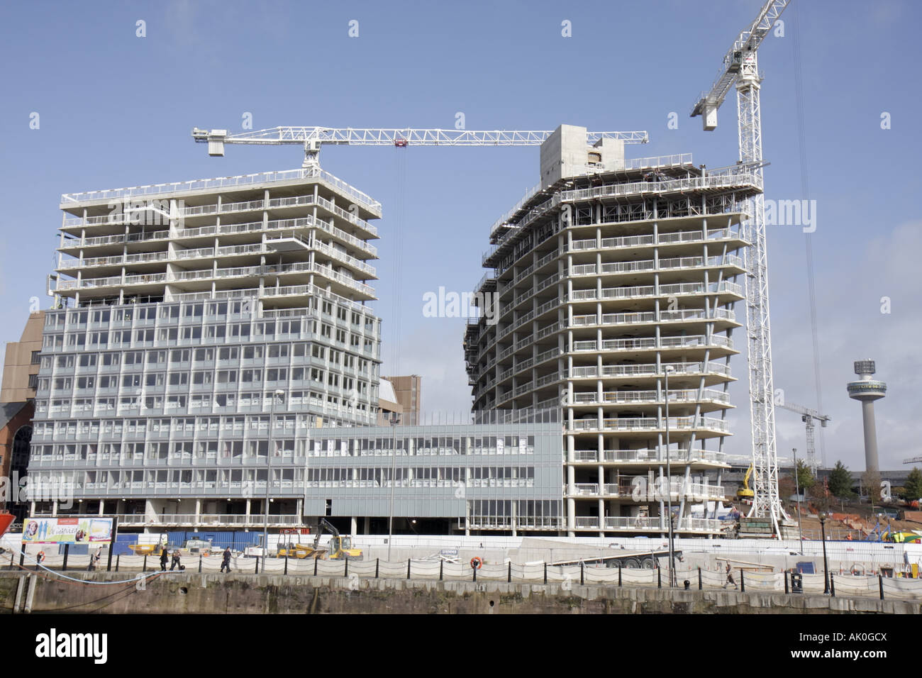 UK England Lancashire,Liverpool,office,under new construction site