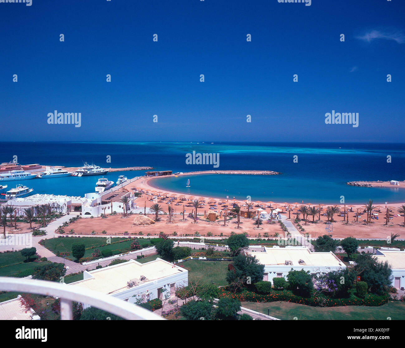 Hotel Hilton / Hurghada Stock Photo