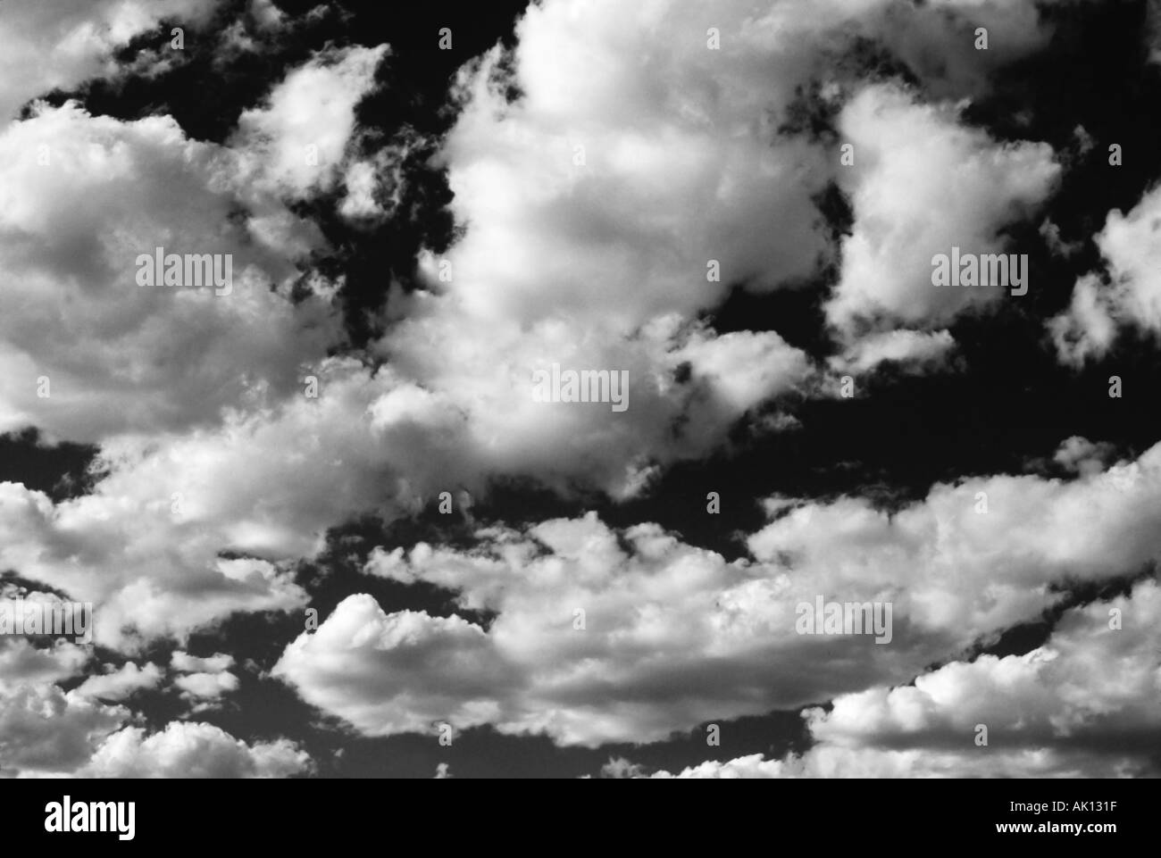 Fair weather cumulus cloud Black and White Stock Photos & Images - Alamy