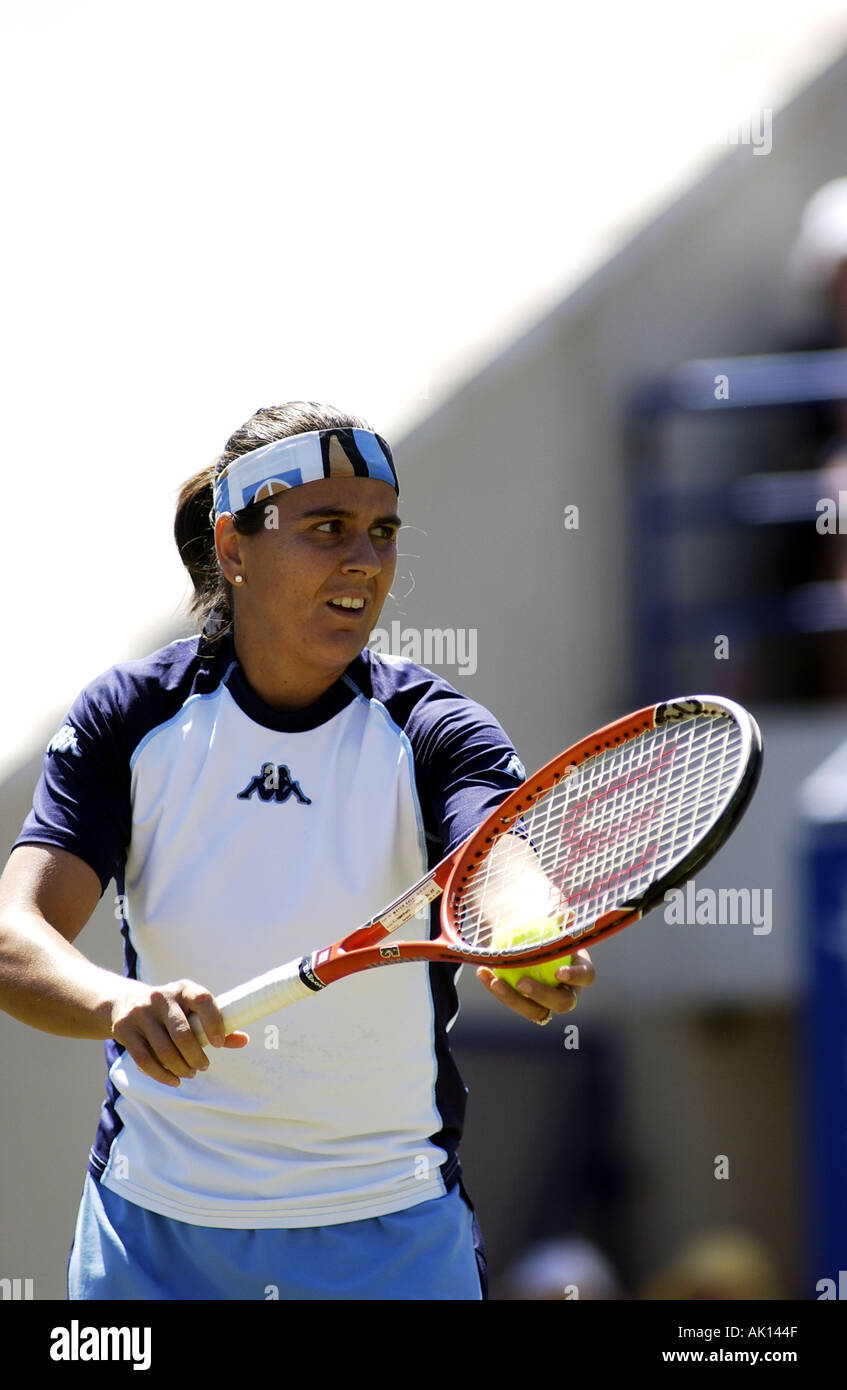 WTA TOUR EASTBOURNE 200603 CONCHITA MARTINEZ ESP Stock Photo