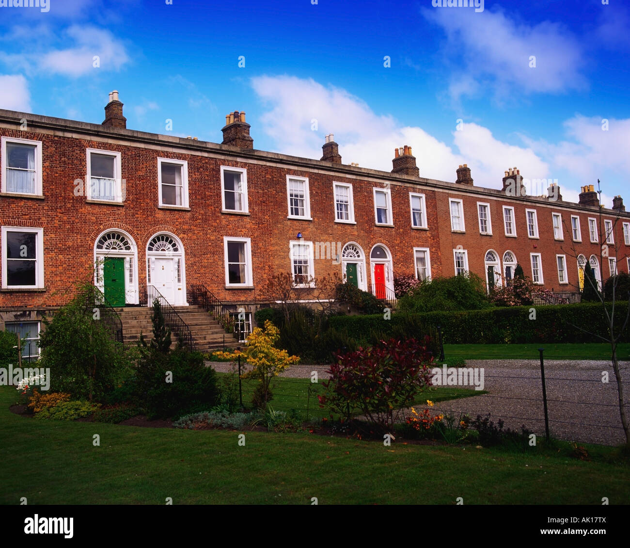 Row houses Stock Photo