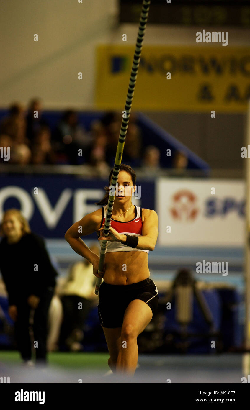 TRACEY GRANT WNS POLE VAULT Stock Photo Alamy