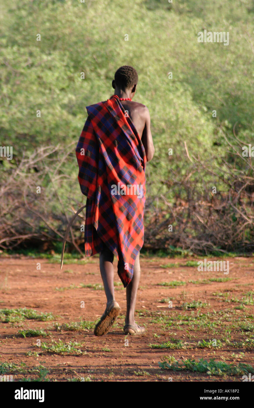Toposa man / Nyanyagachor Stock Photo