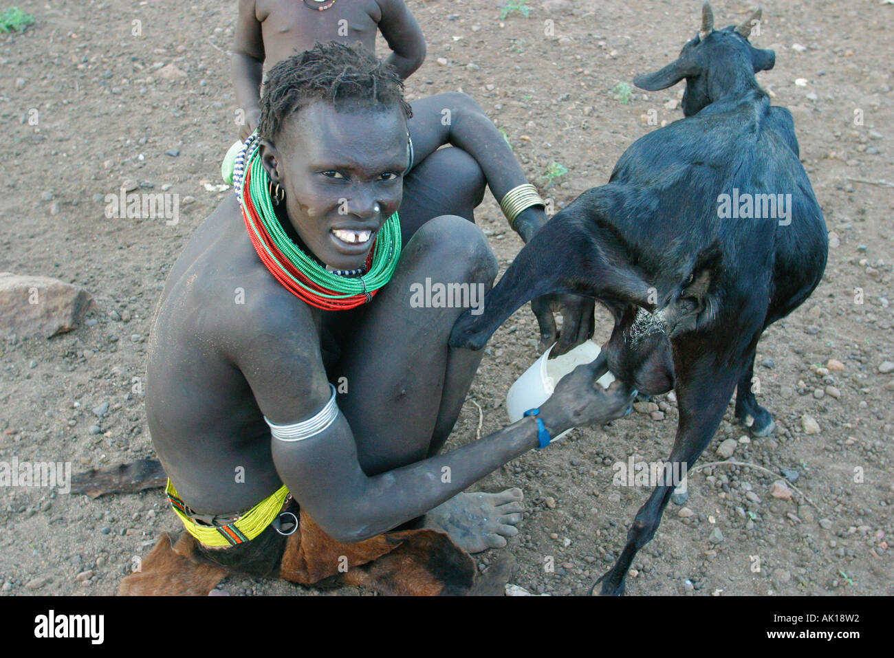 Toposa Fish Toposa woman / Nyanyagachor Stock Photo - Alamy