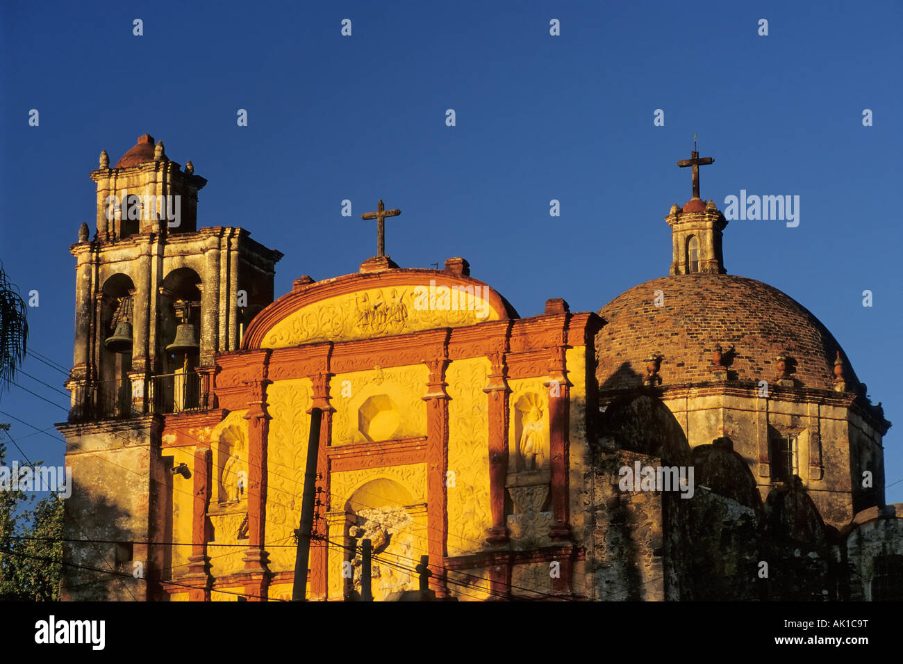 Templo de la Tercera Orden Recinto de la Catedral Cuernavaca Mexico Stock Photo
