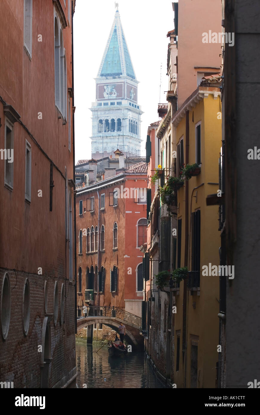 Campanile Venice Italy Stock Photo