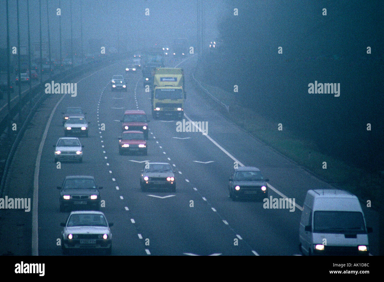 Traffic On M1 Motorway In Stock Photos Traffic On M1 Motorway In