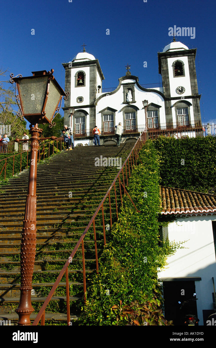 Church / Monte / Kirche Nossa Senhora do Monte Stock Photo
