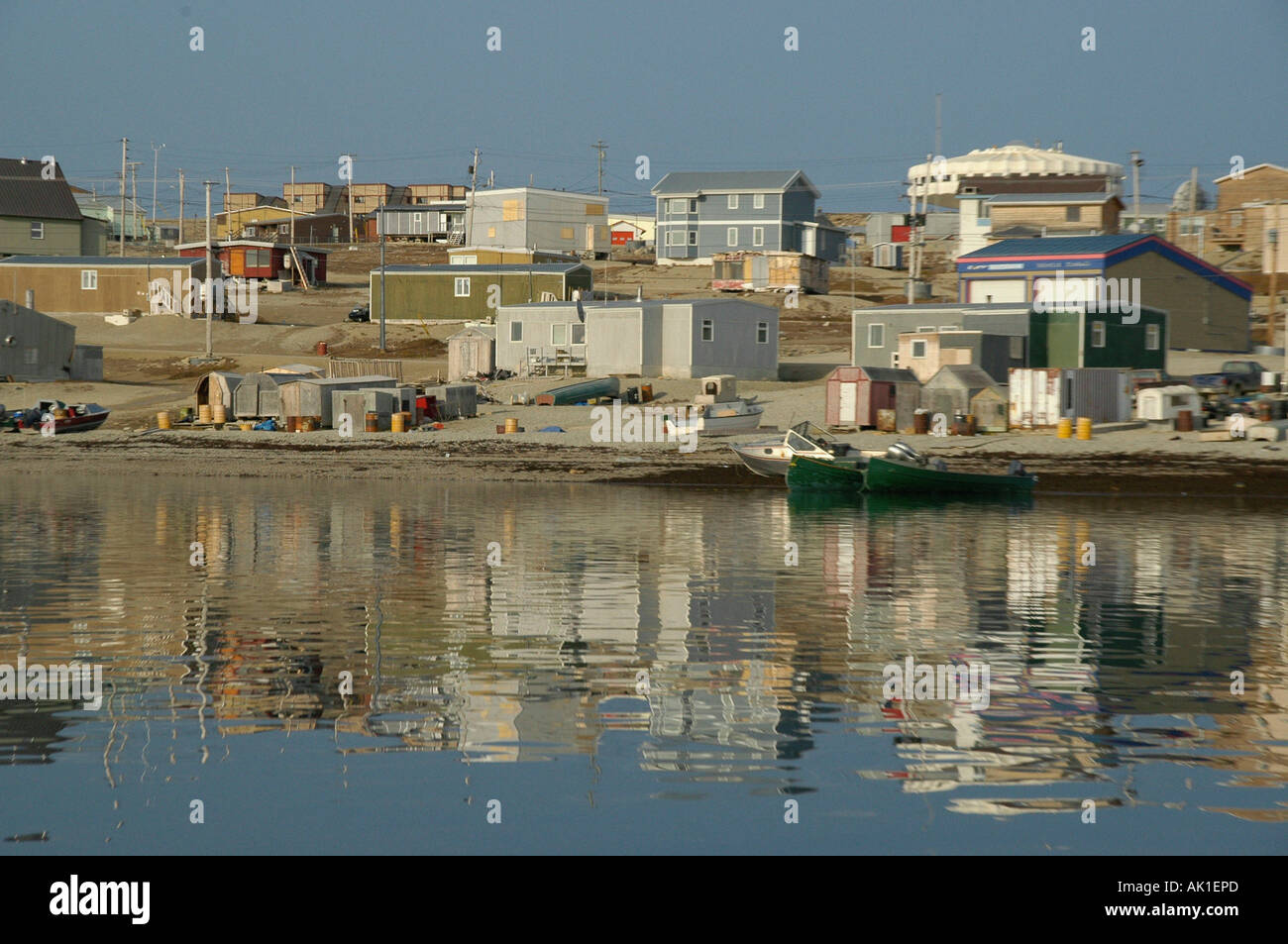 Inuit settlement / Igloolik Stock Photo Alamy