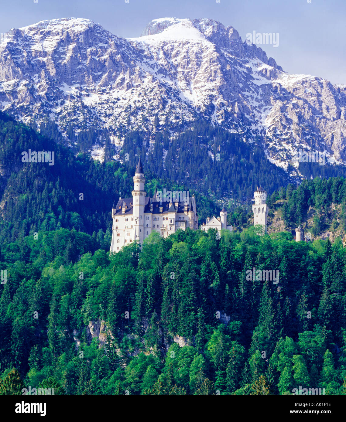 Neuschwanstein Castle Bavaria Germany Stock Photo