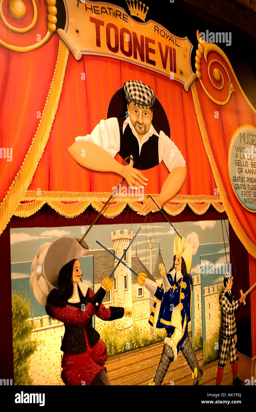 Theatre de Toone Brussel Belgium doll Stock Photo Alamy
