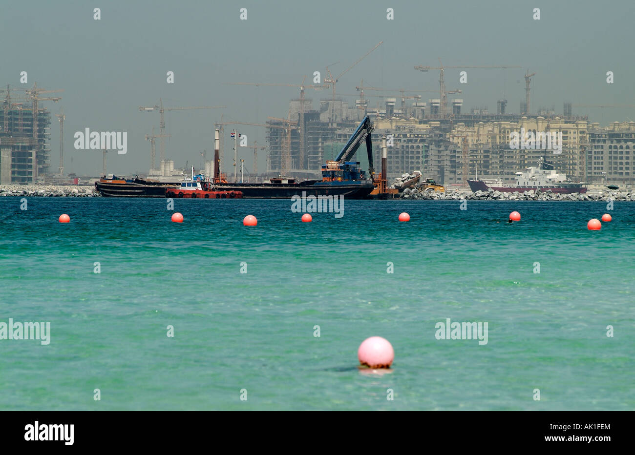 buildings under construction at Persian Gulf Stock Photo - Alamy