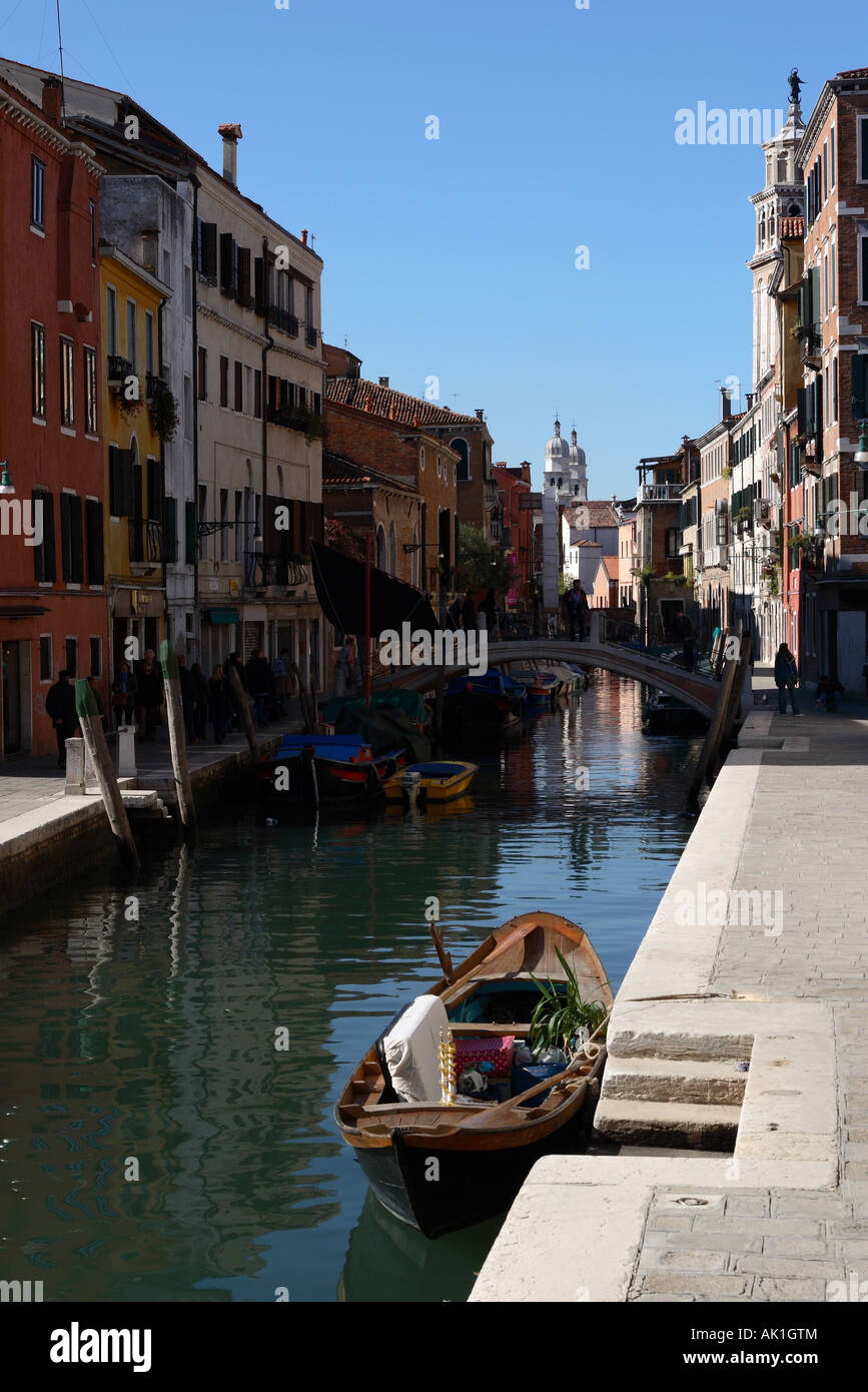 Backstreet canal in venice hi-res stock photography and images - Alamy