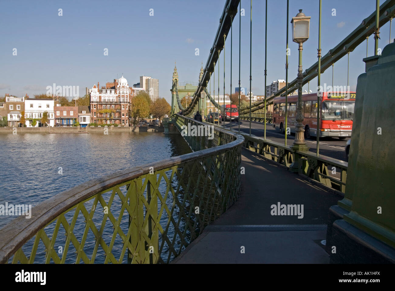 Hammersmith suspension bridge hires stock photography and images Alamy