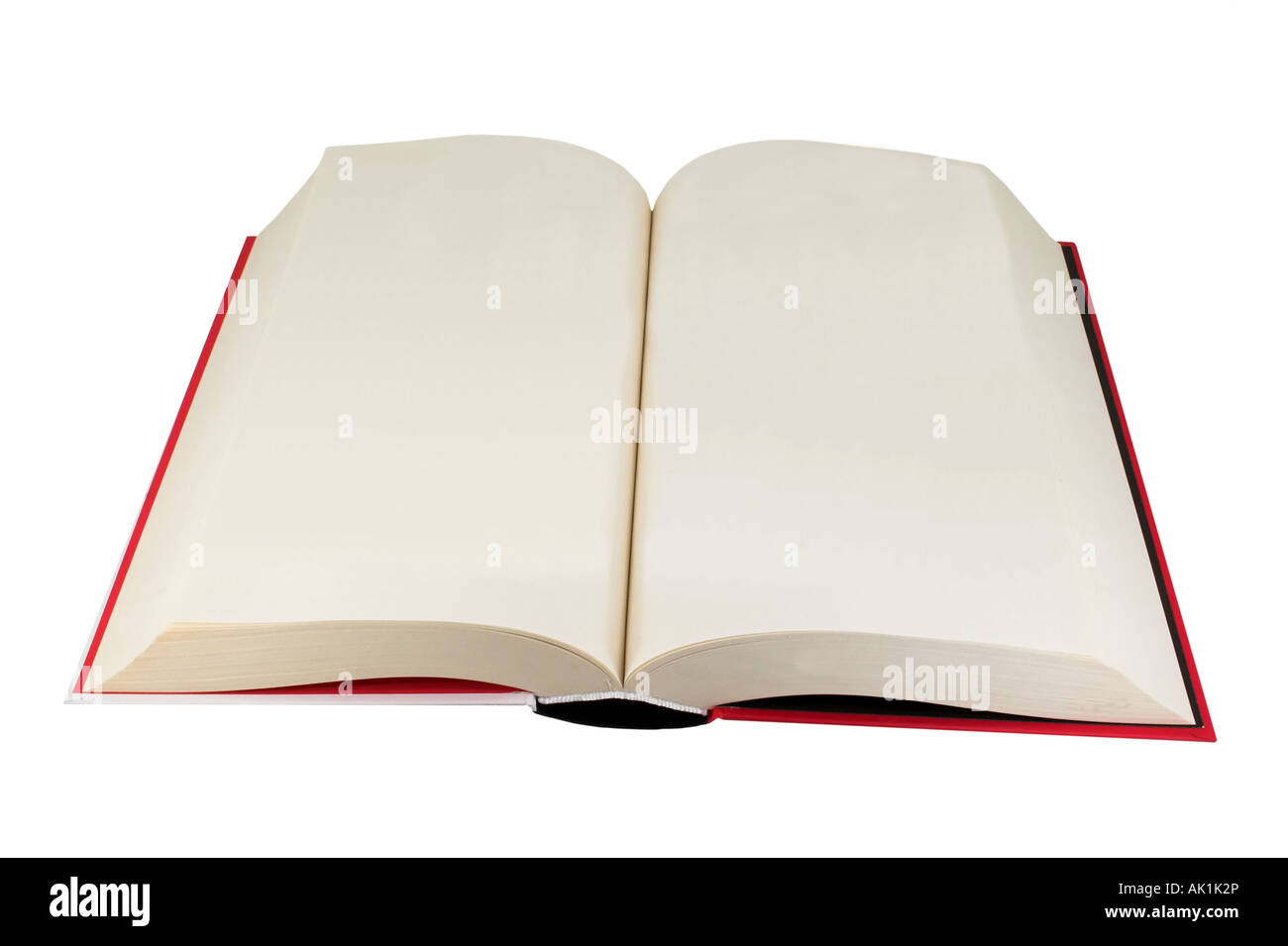 Blank pages book open Cut Out Stock Images & Pictures - Alamy